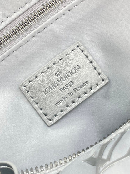 SPEEDY BANDOULI¨¨RE 25 IN GRADIENT SILVER MONOGRAM NYLON SILVER HARDWARE