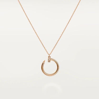 DIANA JUSTE NECKLACE PINK GOLD