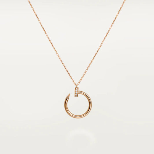 DIANA JUSTE NECKLACE PINK GOLD