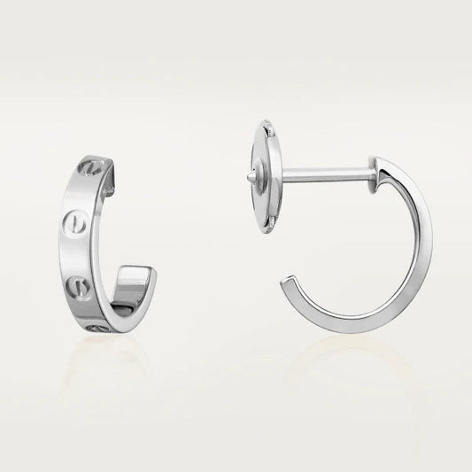 DIANA LOVE EARRINGS 2.65MM SILVER