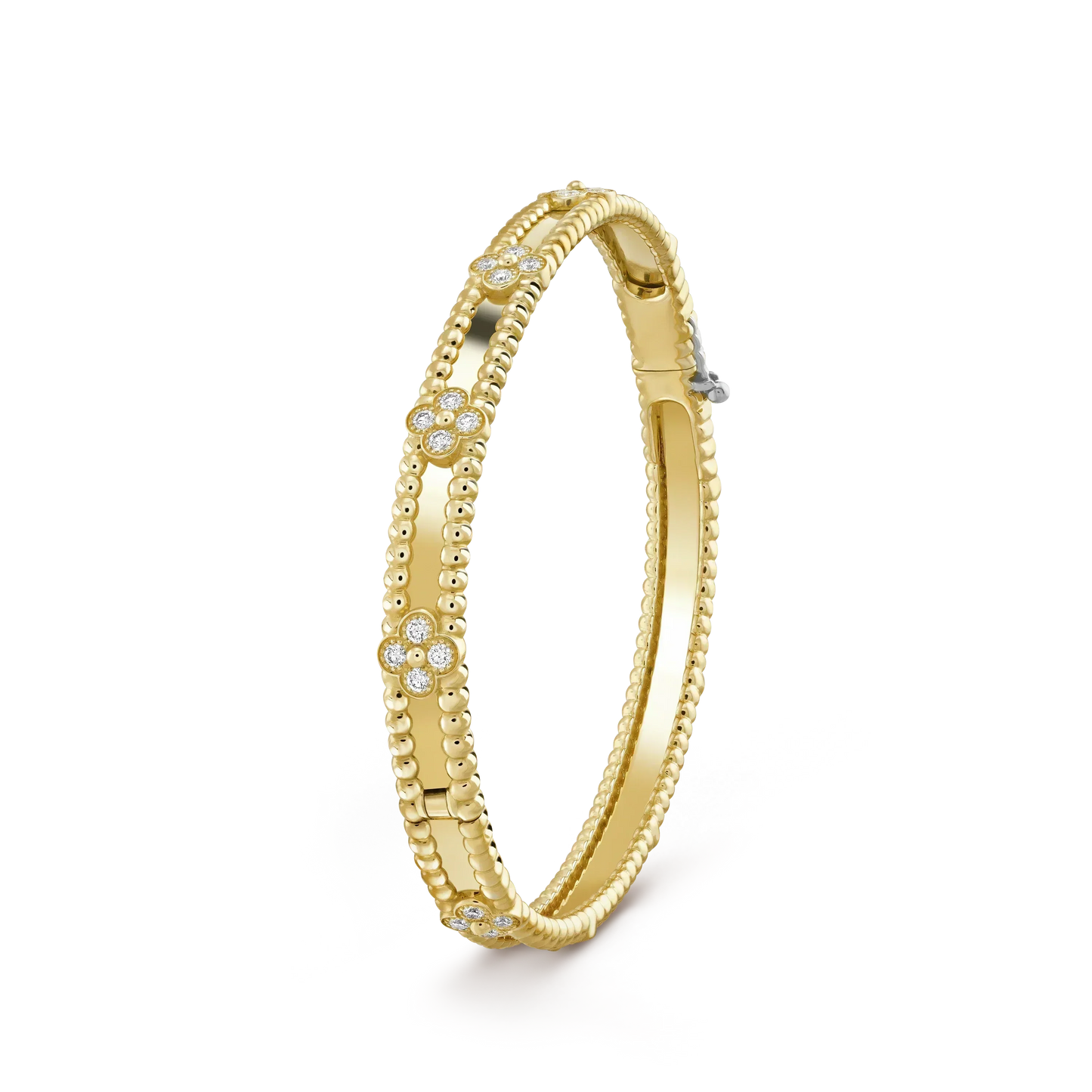 DIANA CLOVER BRACELET 4MM DIAMONDS