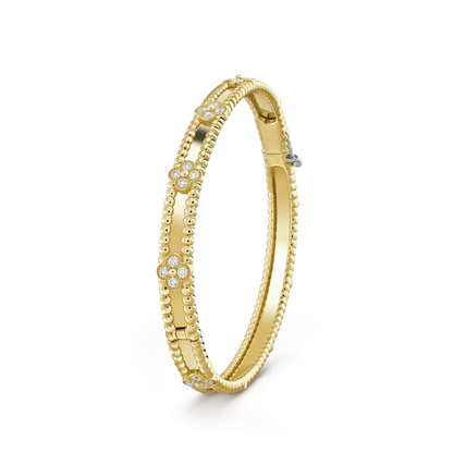 DIANA CLOVER BRACELET 4MM DIAMONDS