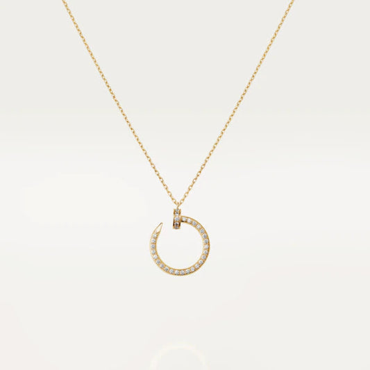 DIANA JUSTE NECKLACE GOLD DIAMONDS