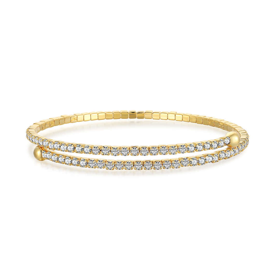 [HOT]Row of Diamonds Round Fashion Bracelet