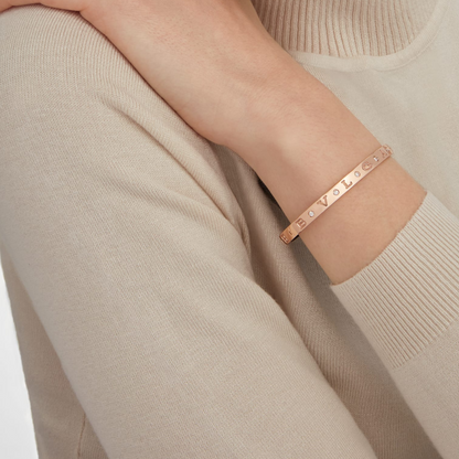 DIANA ZERO 1 PINK GOLD 12 DIAMONDS BRACELET