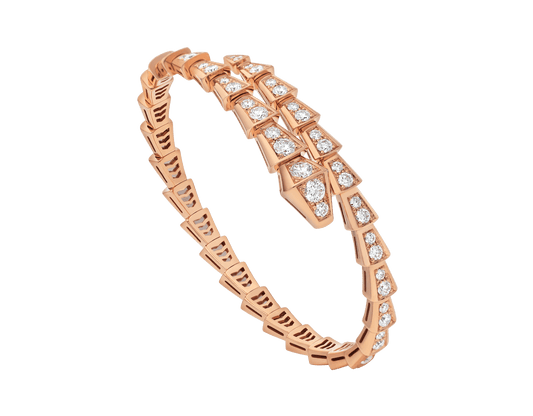DIANA SERPENTI BRACELET 6.8MM PINK GOLD DIAMOND