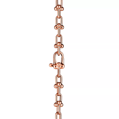 HARDWEAR MICRO LINK 44 MOTIF PINK GOLD BRACELET