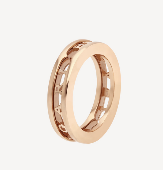 DIANA ZERO 1 ONE-BAND WITH OPENWORK LOGO SPIRAL RING