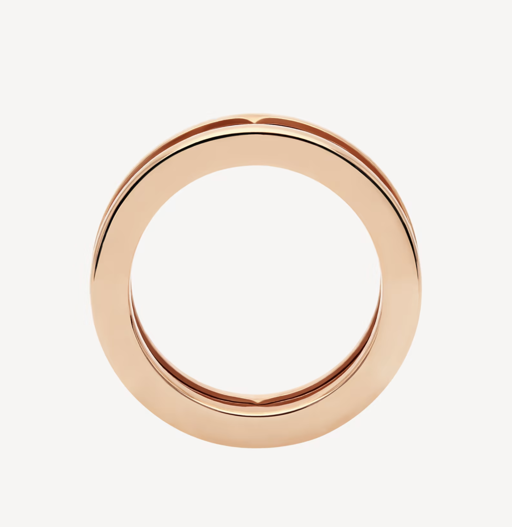 DIANA ZERO 1 ONE-BAND WITH OPENWORK LOGO SPIRAL RING