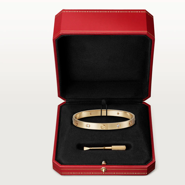 DIANA LOVE BRACELET 6.1MM 4 DIAMONDS