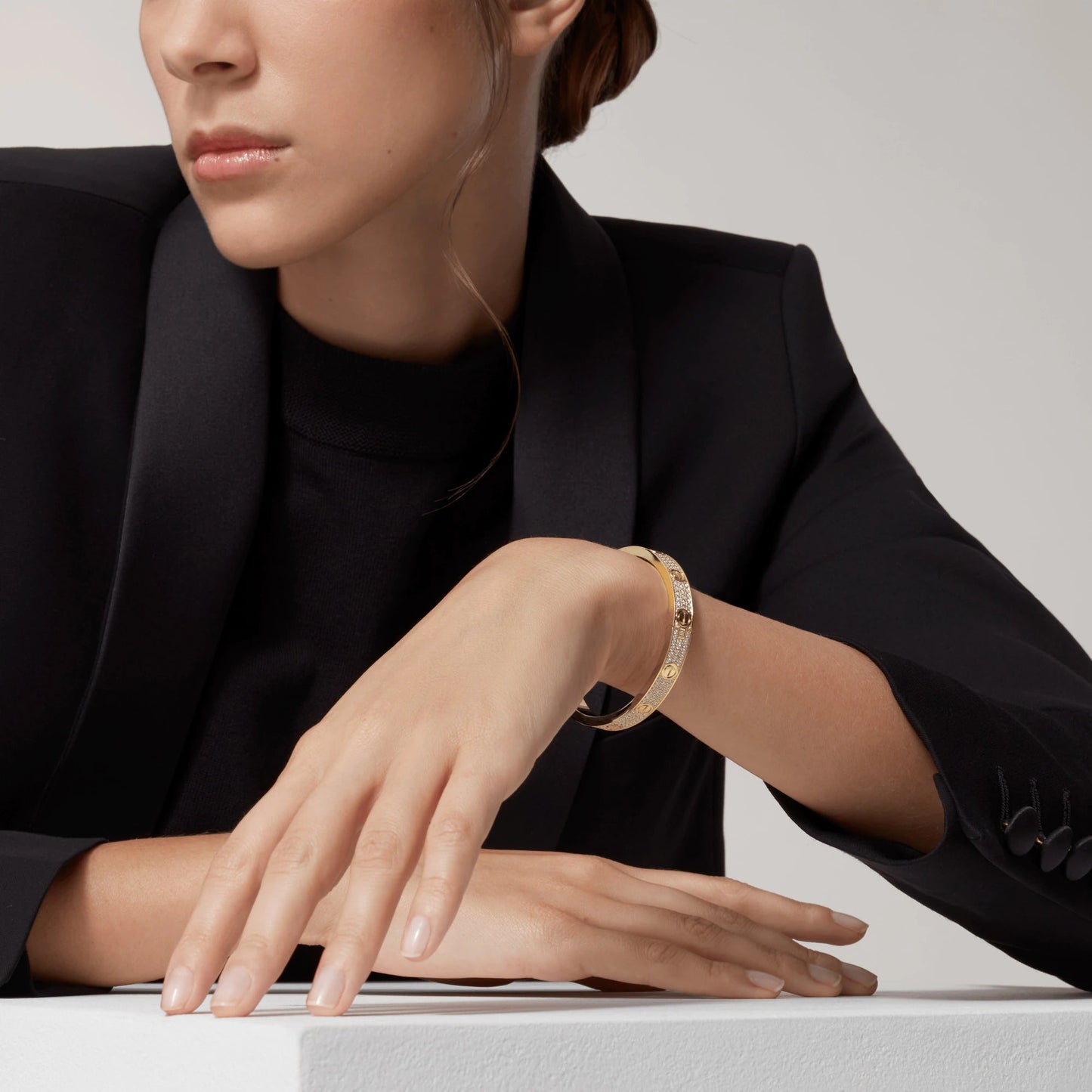 DIANA LOVE BRACELET 6.1MM DIAMOND-PAVED