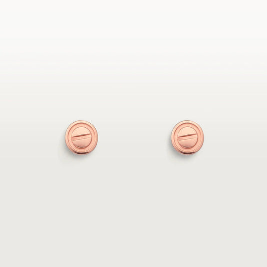 DIANA LOVE EARRINGS PINK GOLD 10MM