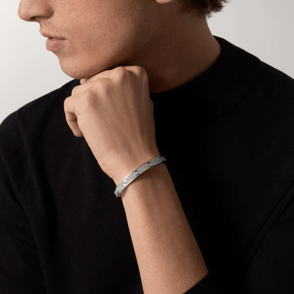 DIANA LOVE BRACELET 6.1MM DIAMOND-PAVED 10 BIG DIAMONDS