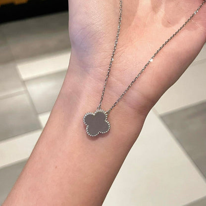 DIANA  2024 SPECIAL EDITION CLOVER 15MM DIAMOND LASER NECKLACE CHRISTMAS