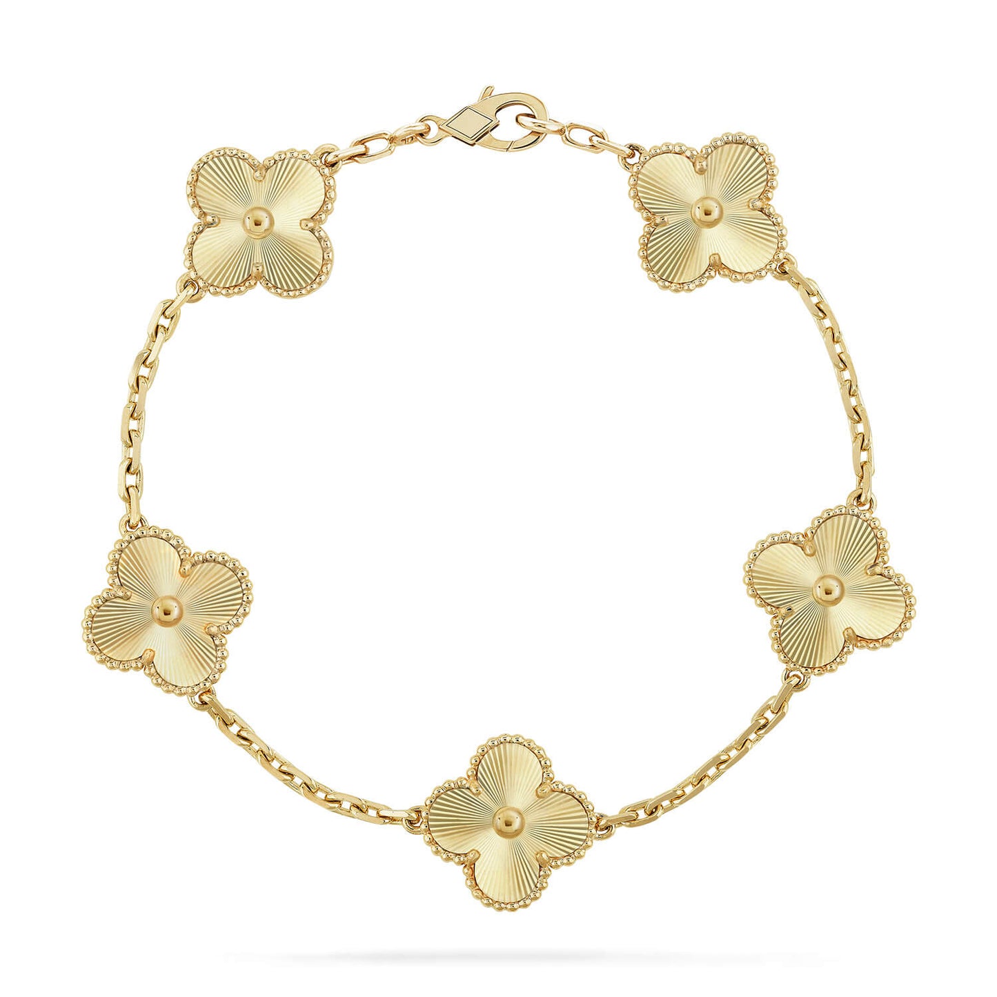DIANA CLOVER 5 FLOWERS LASER BRACELET