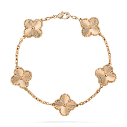 DIANA CLOVER 5 FLOWERS LASER BRACELET