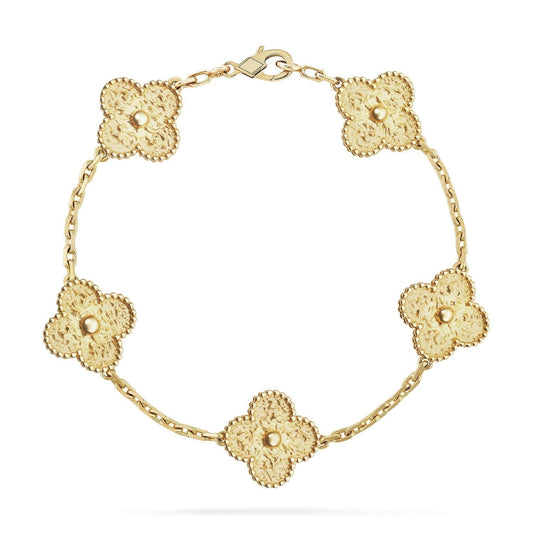 DIANA CLOVER 5 MOTIFS BRONZING BRACELET