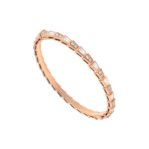 DIANA SERPENTI BRACELET PINK GOLD MOP DIAMOND