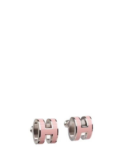 DIANA MINI POP H SILVER EARRINGS PINK