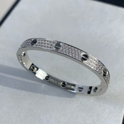 DIANA LOVE BRACELET 6.1MM DIAMOND-PAVED CERAMIC
