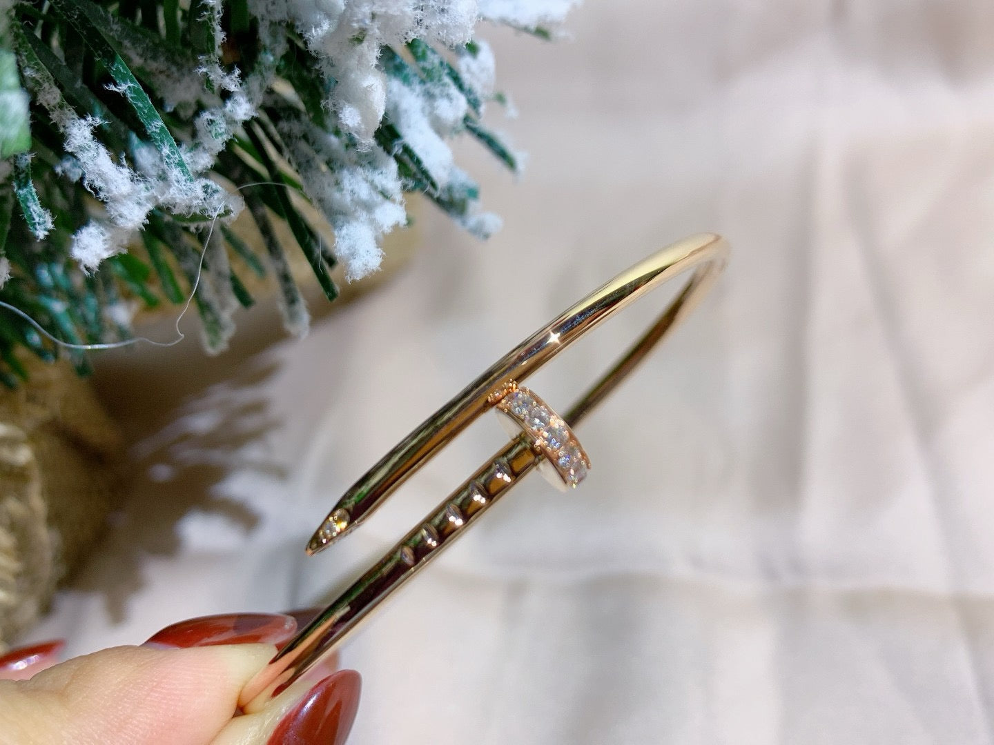 DIANA JUSTE BRACELET 2.5MM DIAMONDS