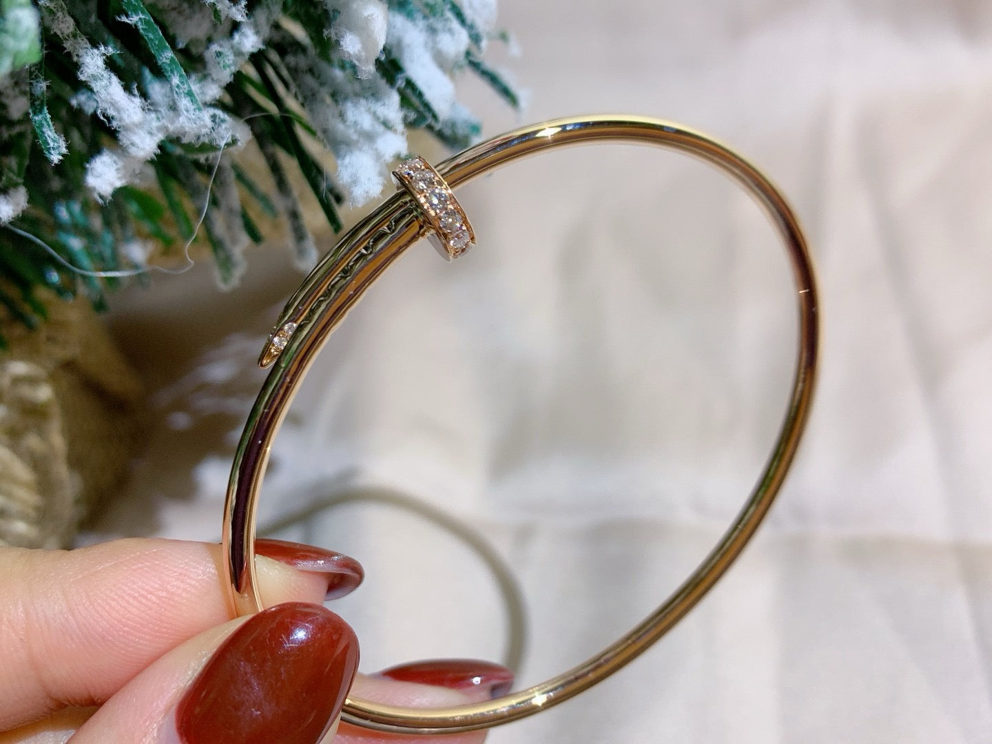 DIANA JUSTE BRACELET 2.5MM DIAMONDS