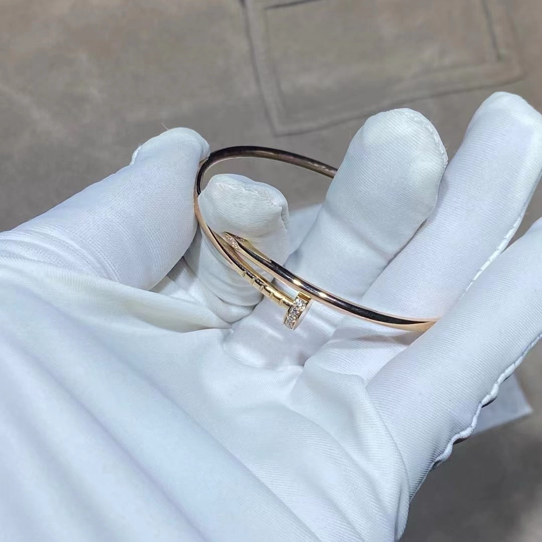 DIANA JUSTE BRACELET 2.5MM DIAMONDS