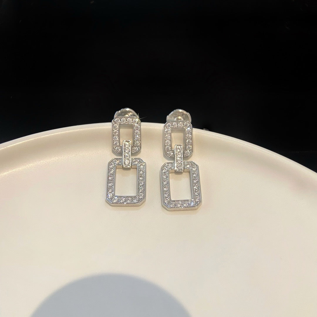 DIANA LINKS MEDIUM EARRINGS DIAMOND