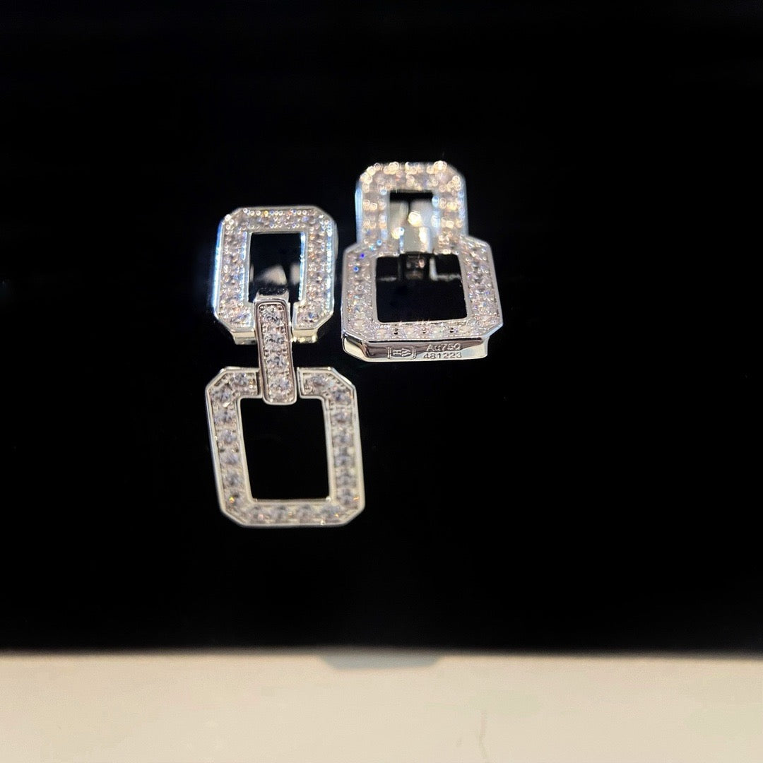 DIANA LINKS MEDIUM EARRINGS DIAMOND