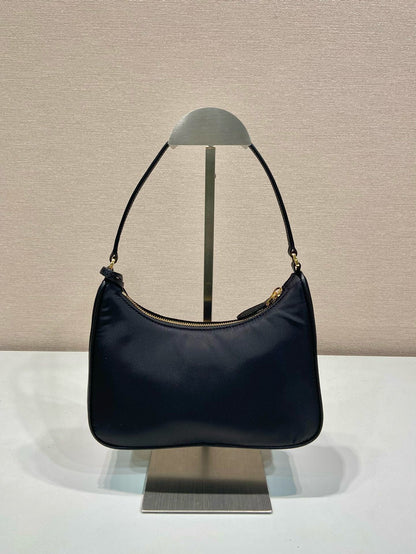 Prada Re-Edition 2005 Black Re-Nylon and Saffiano mini bag