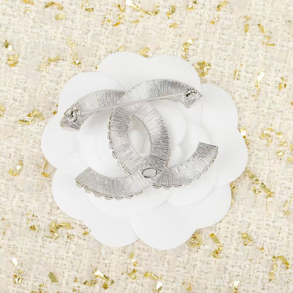 Chane Baguette Crystals CC Brooch