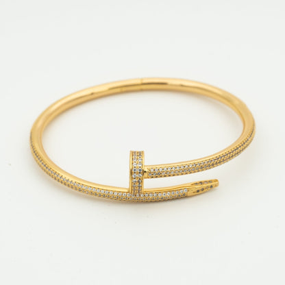 DIANA JUSTE BRACELET 3.5MM ALL DIAMONDS