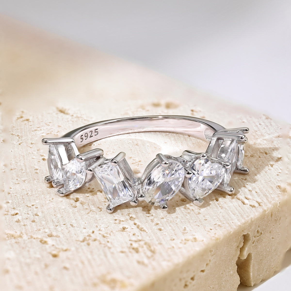 [HOT]Delicate Multi Cut Ring