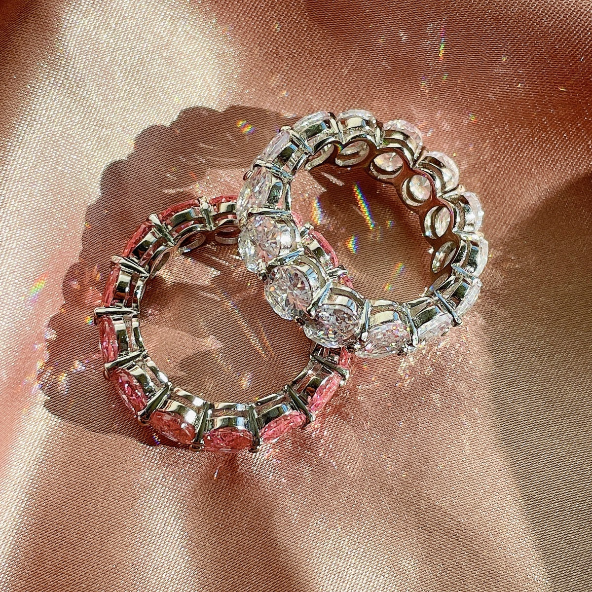 [HOT]Dainty Elongated Cushion Cut Tennis Ring