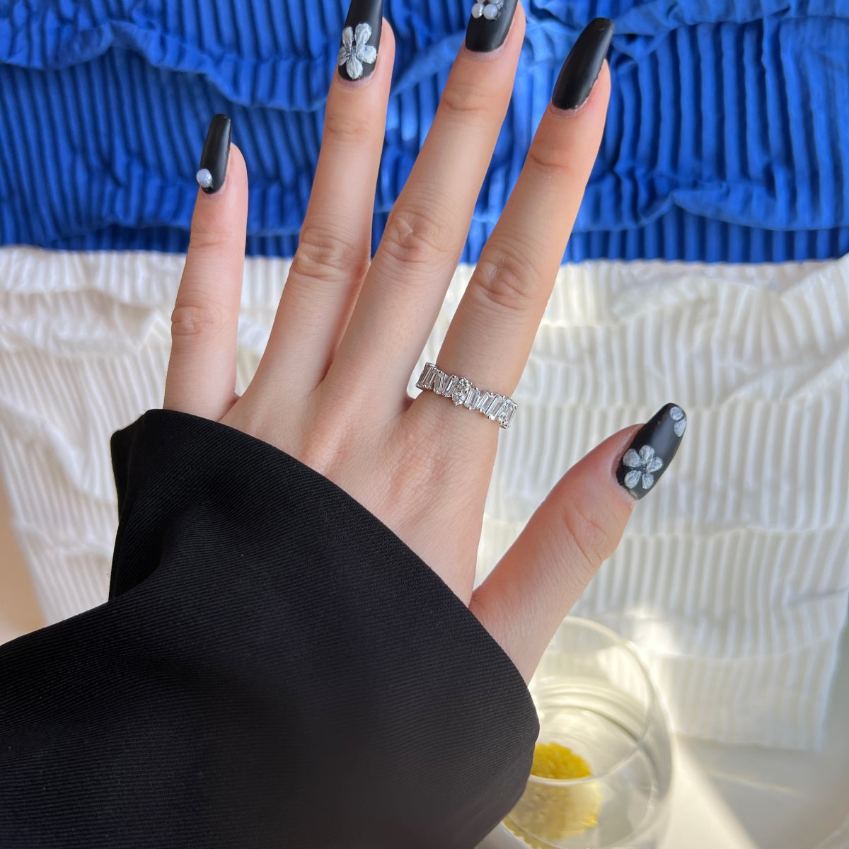 [HOT]Delicate Multi Shape Tennis Ring