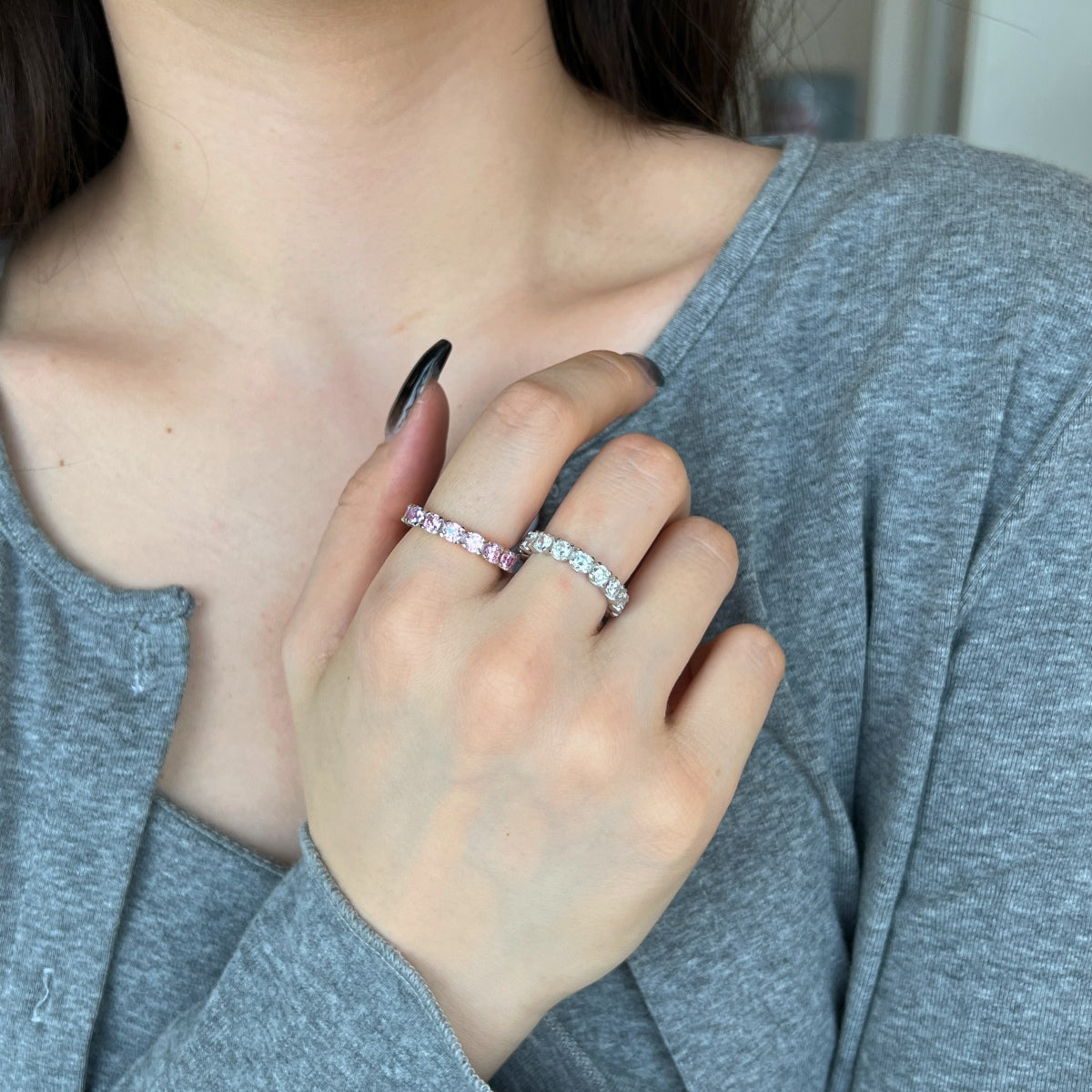 [HOT]Eternity Round Cut Tennis Ring