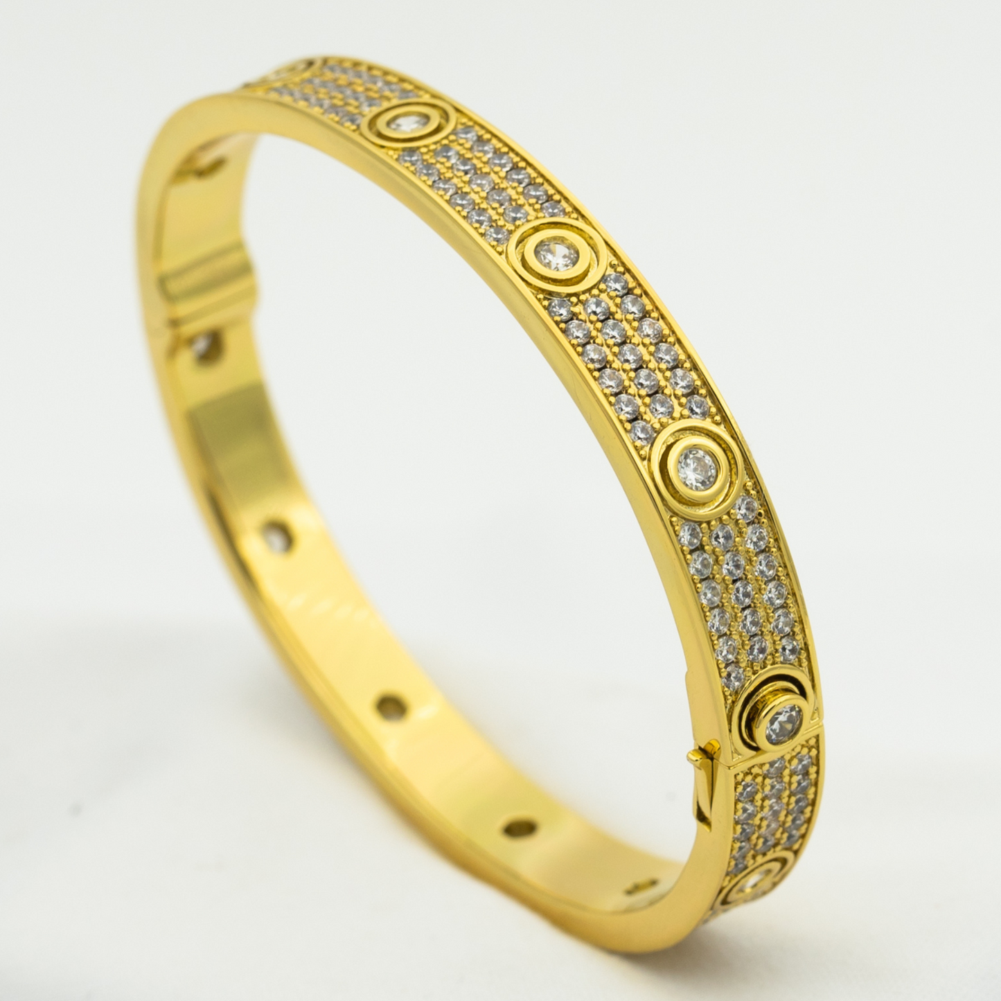 DIANA LOVE BRACELET 6.1MM DIAMOND-PAVED 10 BIG DIAMONDS