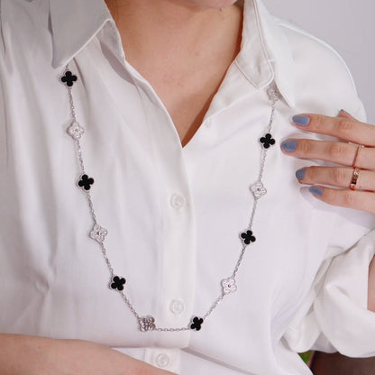 DIANA CLOVER 20 MOTIFS ONYX DIAMOND SILVER