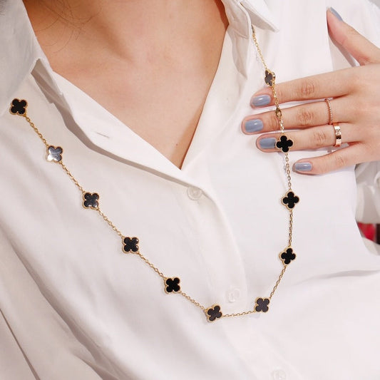 DIANA CLOVER 20 MOTIFS ONYX ROSE GOLD