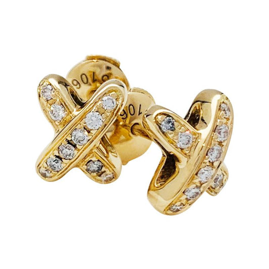 DIANA JEUX DE GOLD DIAMOND EARRINGS
