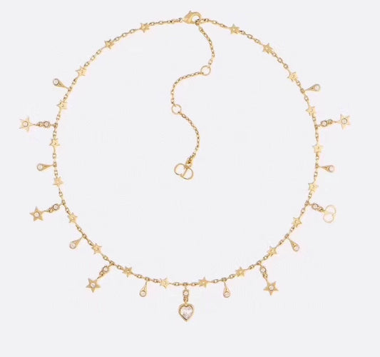 CD STAR LOVE NECKLACE WITH THE SAME MATERIAL