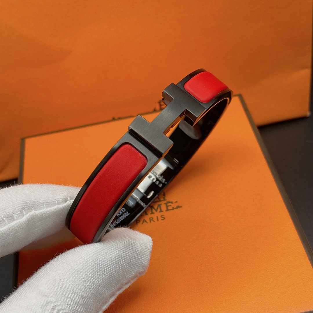 DIANA CLIC HM SO BLACK RED BRACELET