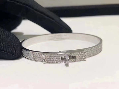 DIANA HM KELLY BRACELET IN SILVER AND FULL PAVE DIAMOND