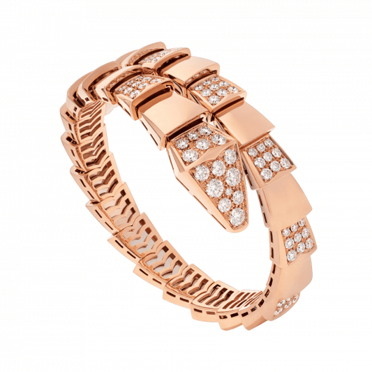 DIANA SERPENTI BRACELET PINK GOLD DIAMOND