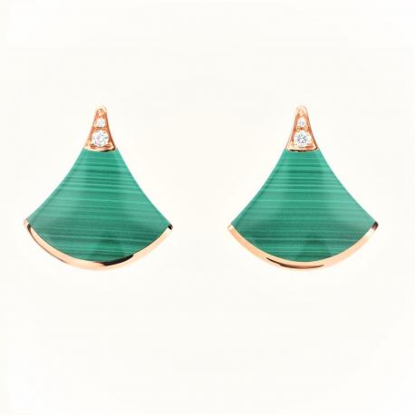 DIANA DIVAS DREAM EARRINGS PINK GOLD