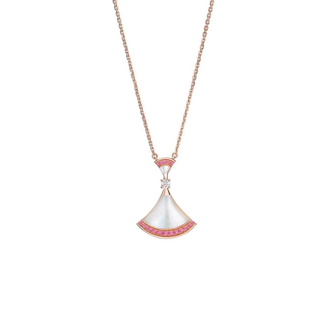 DIANA DREAM NECKLACE MOP PINK DIAMOND