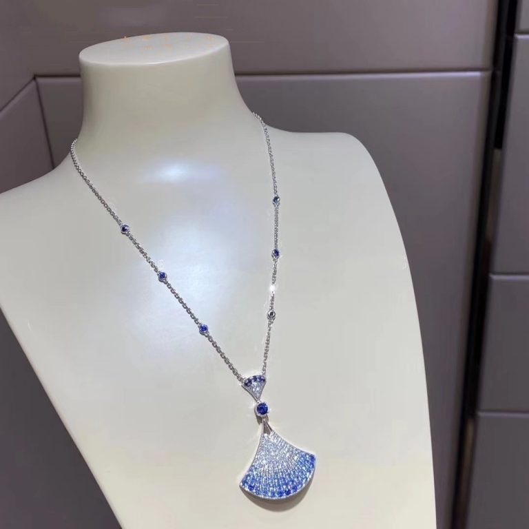 DIANA DREAM NECKLACE AGATE SILVER DIAMOND
