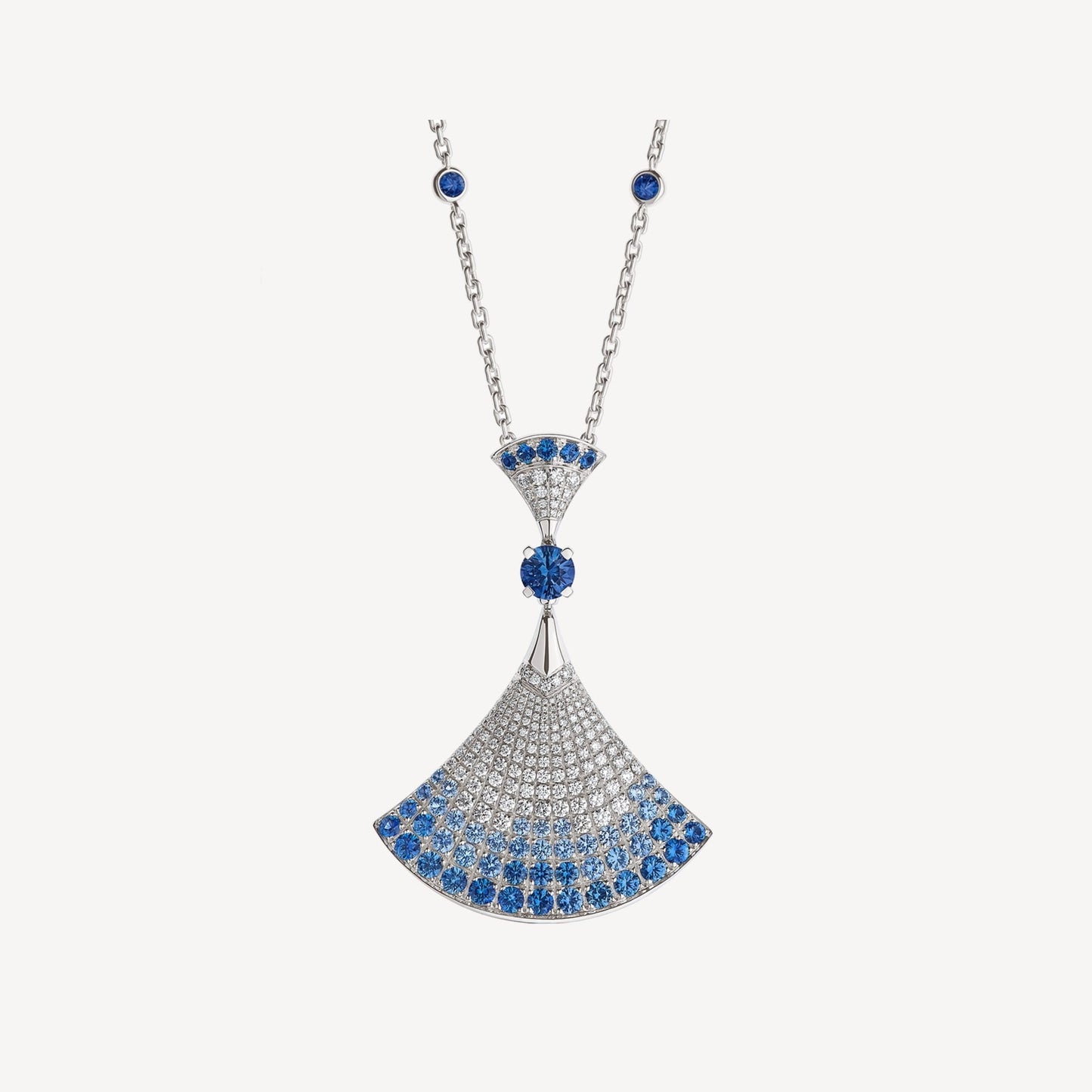 DIANA DREAM NECKLACE AGATE SILVER DIAMOND