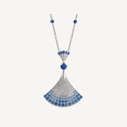 DIANA DREAM NECKLACE AGATE SILVER DIAMOND