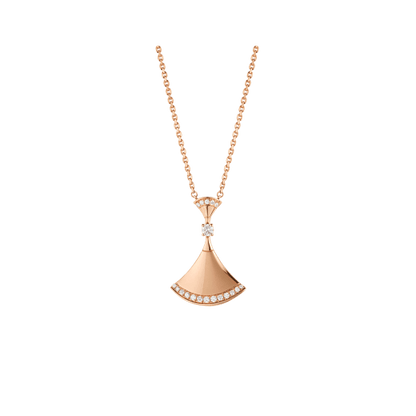 DIANA DREAM NECKLACE PINK GOLD DIAMOND